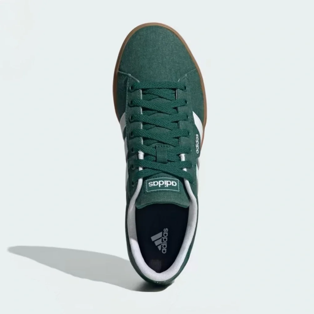 Adidas Men's Daily 3.0 Skate Shoe in Collegiate Green / Cloud White / Gum NIB